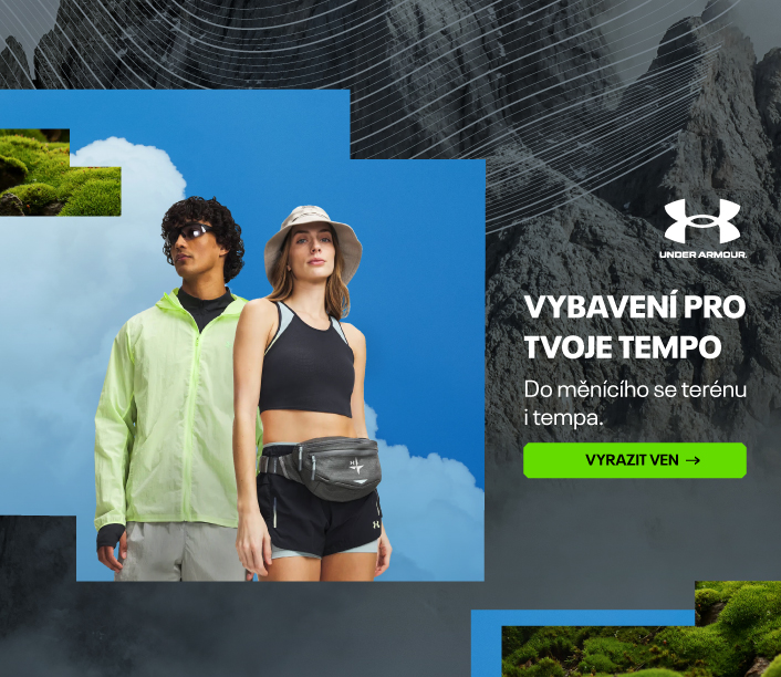 Under Armour banner concept — trail running gear